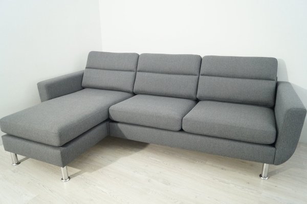 Wohnlandschaft  Sofa Couch Webstoff darkGrey Universal