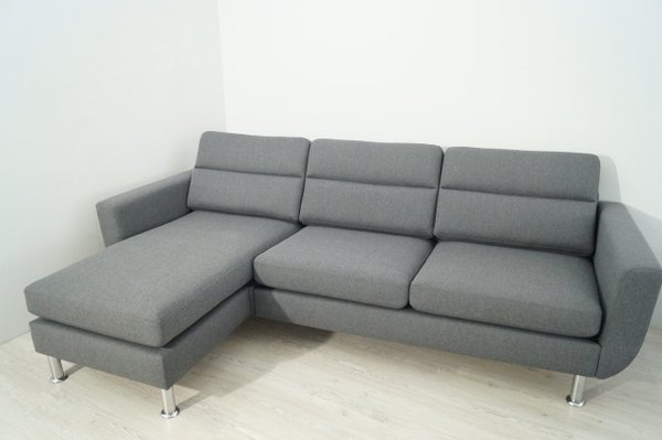 Wohnlandschaft  Sofa Couch Webstoff darkGrey Universal
